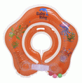 Baby Ring kruh kolem krku pro koupání miminek oranžový 0-24