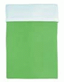 Deka 70x100 – tm.zelená/bílá s výšivkou 