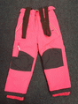 Zimní kalhoty nepromokavé růžová/černá 122