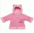 Zimní kabátek Méďa růžový 62-68