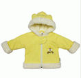 Zimní kabátek Méďa žlutý 62-68